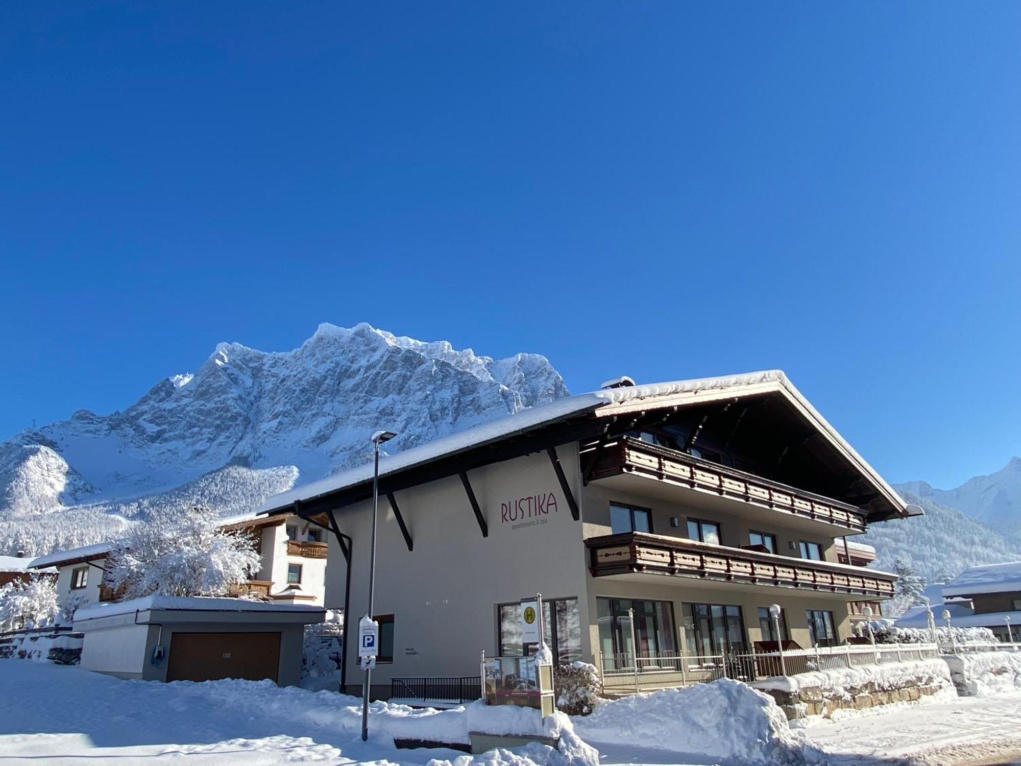 Rustika - Appartements & Spa Ehrwald Dış mekan fotoğraf